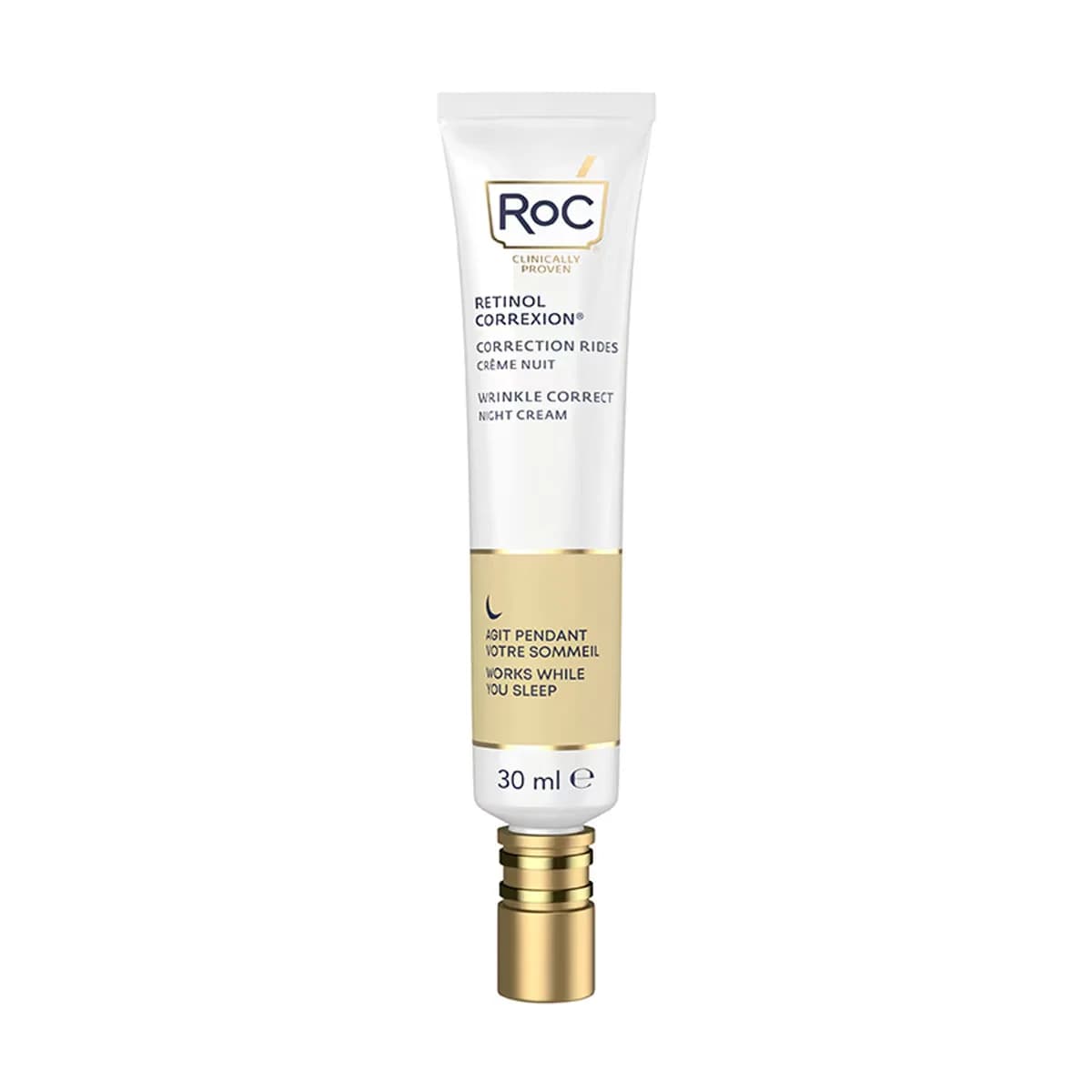 Révélez une peau lisse : Crème Nuit Anti-Rides Roc Retinol C