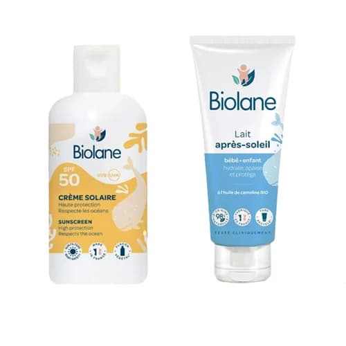 Protégez la peau sensible de bébé avec la Crème Solaire Biol