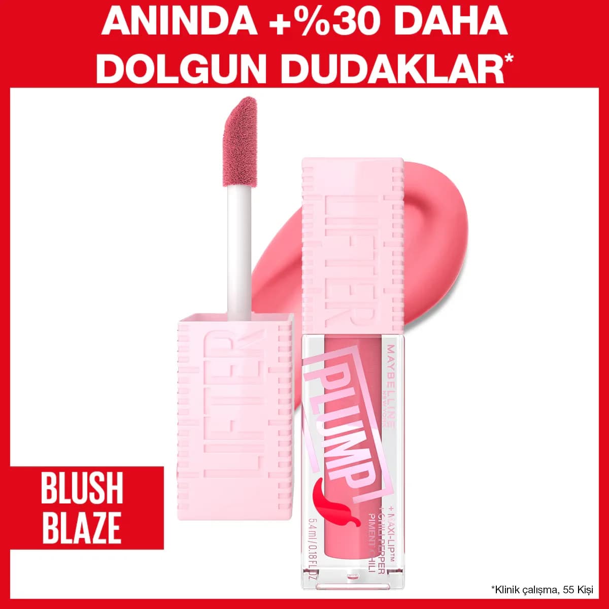 Repulpez & Hydratez : Gloss Maybelline Lifter Plump Blush Bl