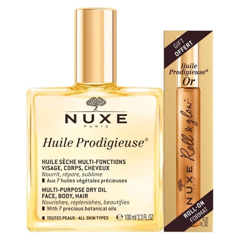 Sublimez Peau et Cheveux avec le SET NUXE Huile Prodigieuse