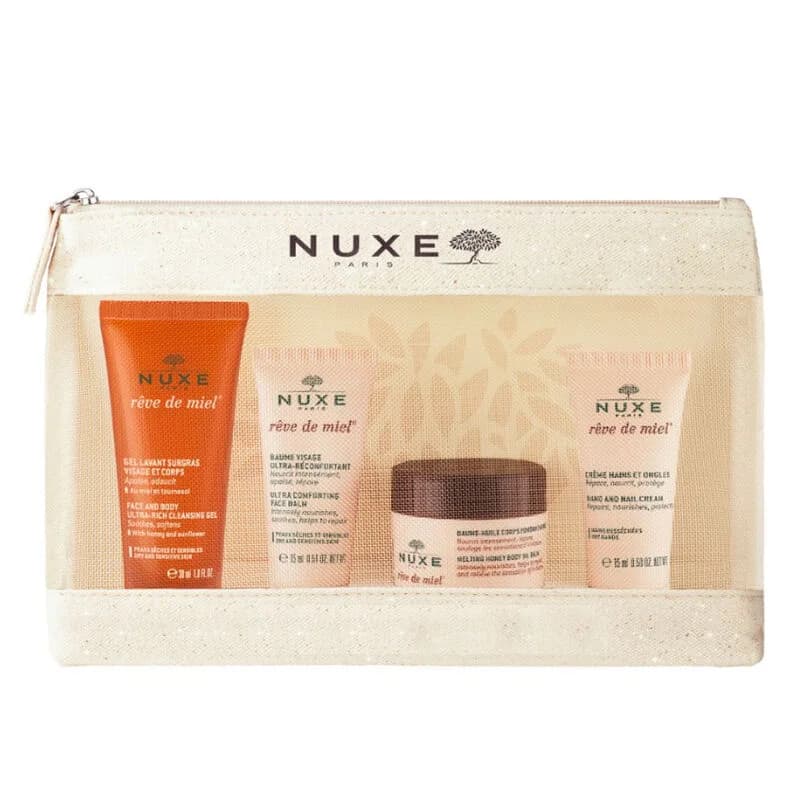Protégez votre peau : Coffret Voyage Nuxe Rêve de Miel
