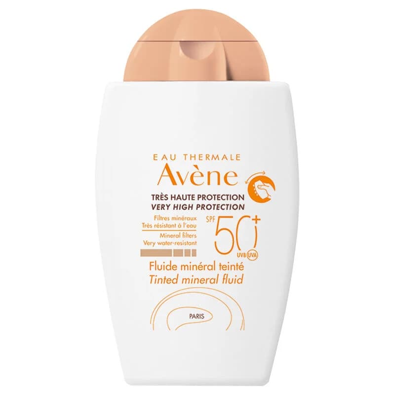 Protégez & Unifiez: Fluide Minéral Teinté SPF50 Avène