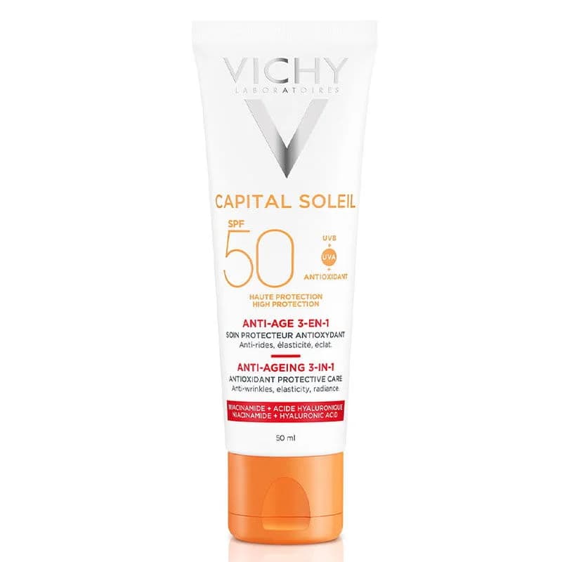 Protégez & Rajeunissez : Vichy Capital Soleil SPF 50 Anti-Âg