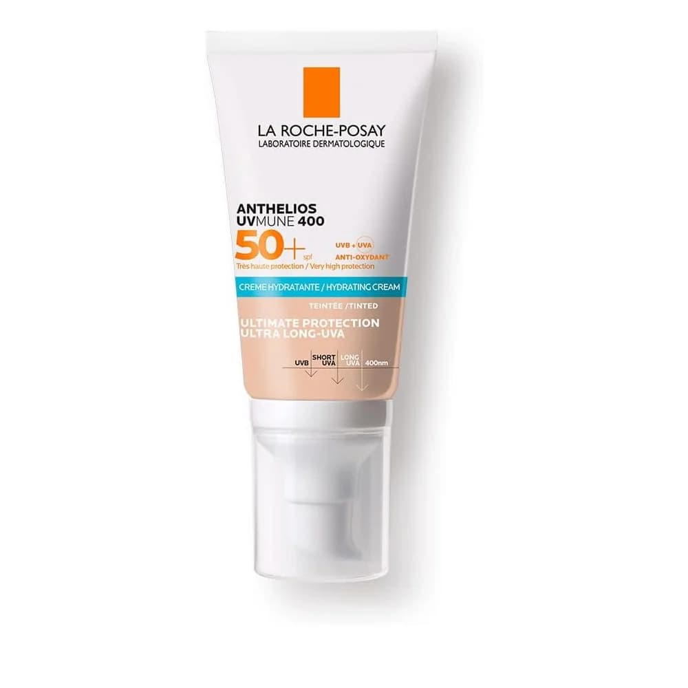Protégez & Unifiez : Crème Solaire Teintée SPF50+ Peaux Sens