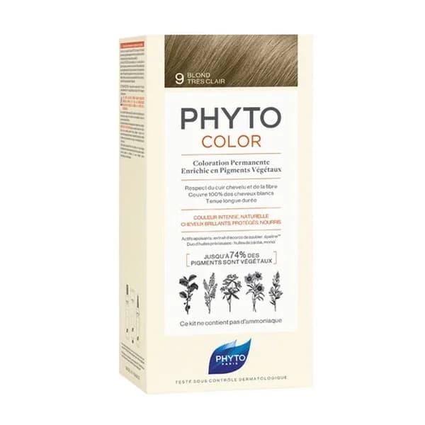 Phyto صبغة شعر فيتو فيتوكولر العشبية 9 أشقر فاتح