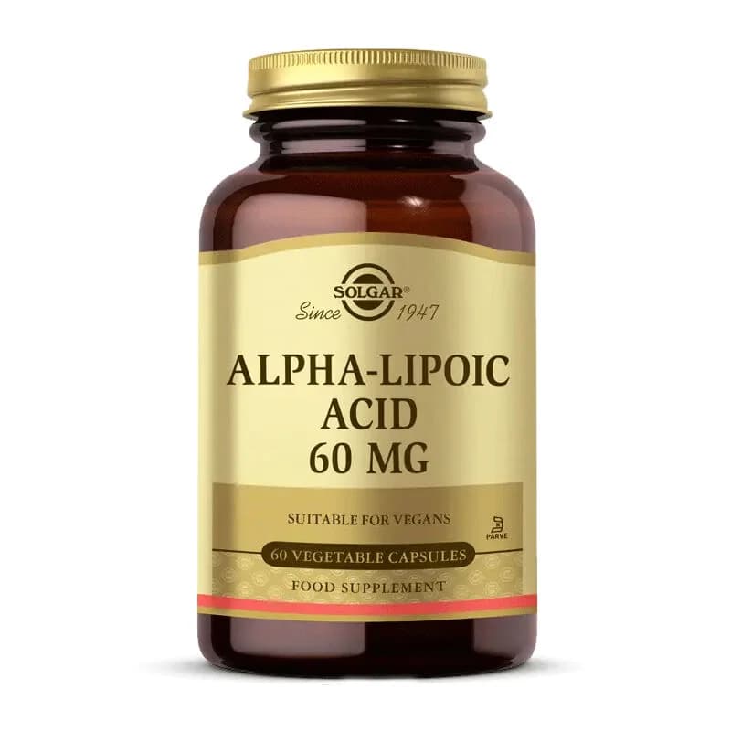 Solgar Acide Alpha Lipoïque 60 mg