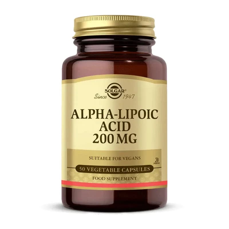 Découvrez Solgar Acide Alpha-Lipoïque 200 mg