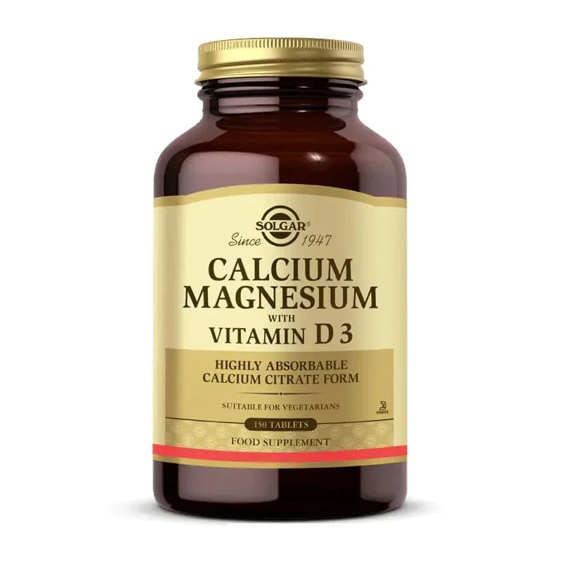 Renforcez vos os : Solgar Calcium Magnésium D3