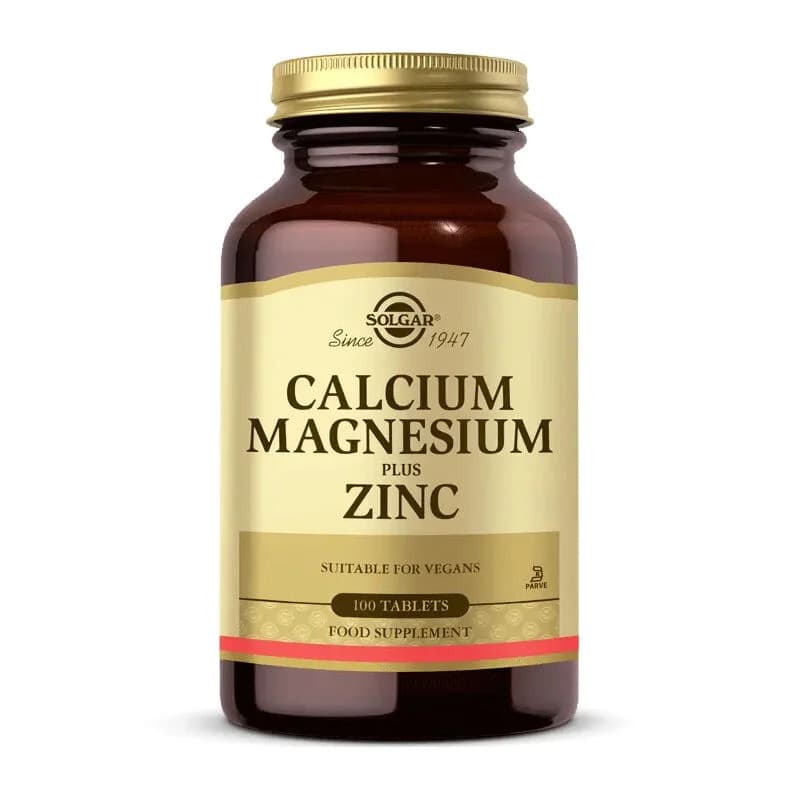Optimisez os, muscles, immunité : Solgar Calcium Magnésium Z