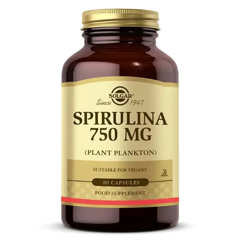 Boostez votre énergie et vitalité avec Solgar Spiruline 750