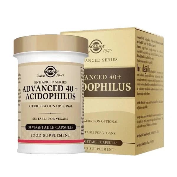 Apportez des probiotiques avec Solgar Advanced 40 Acidophilu