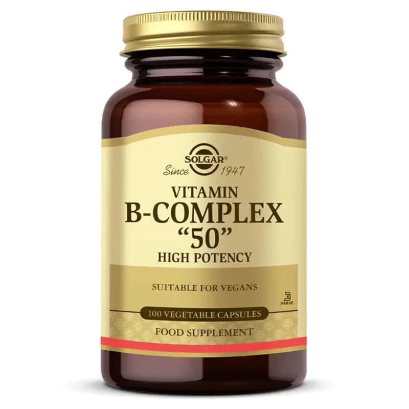 Retrouvez Vitalité & Énergie avec Solgar B-Complex 50
