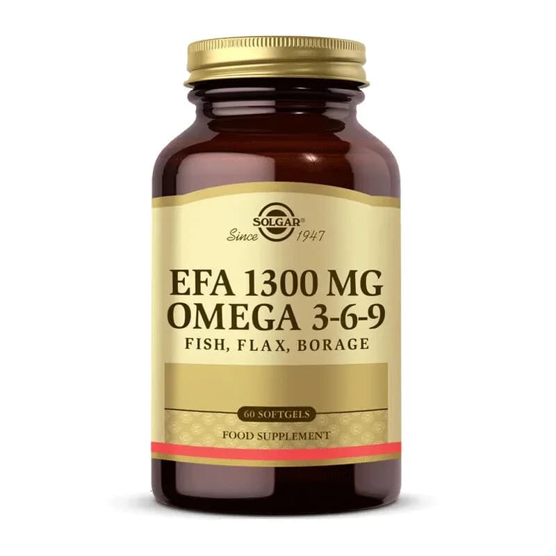 Optimisez votre santé avec Solgar Oméga 3-6-9 EFA 1300 mg