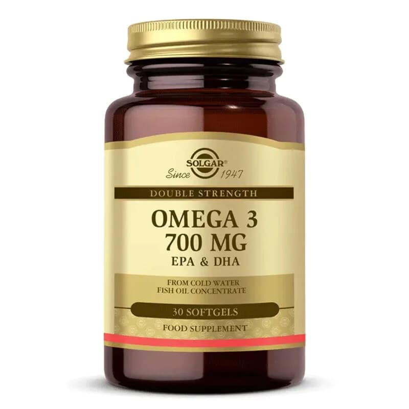 Soutenez Cœur, Cerveau & Vision avec Solgar Omega-3 700 Mg
