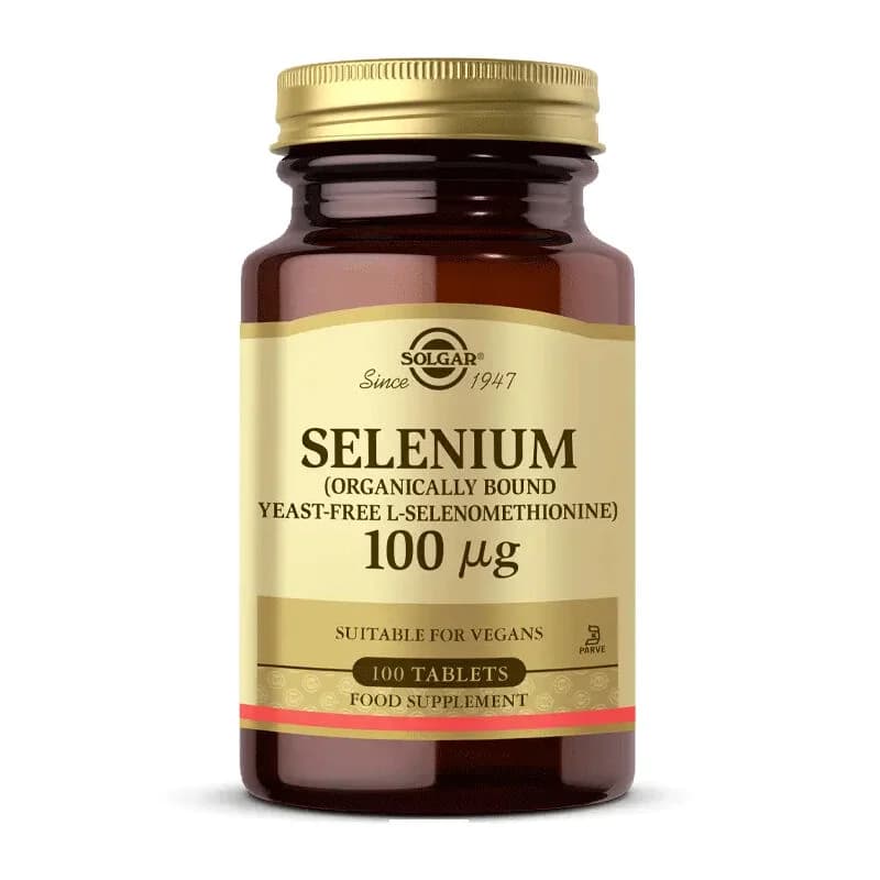 Renforcez votre immunité avec Solgar Sélénium 100 mcg