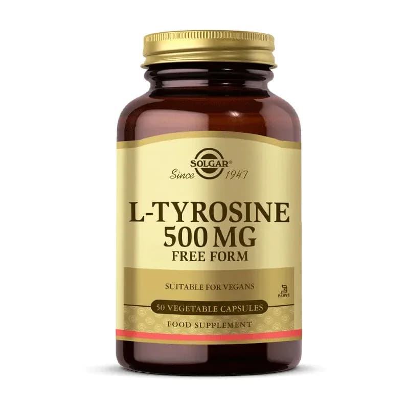 Optimisez votre bien-être avec Solgar L-Tyrosine 500 mg