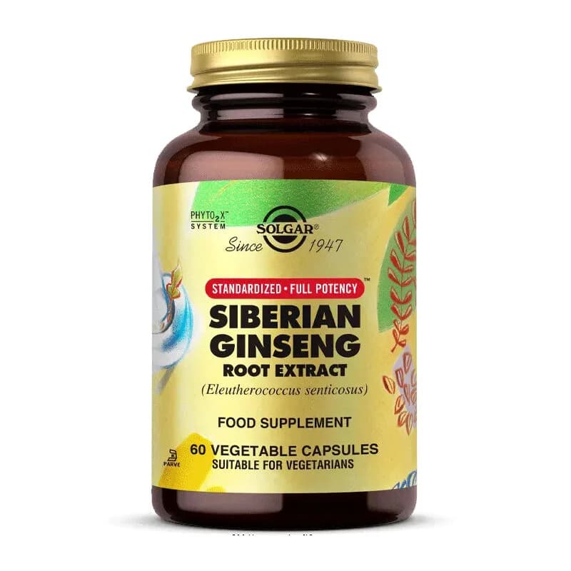 Bénéficiez du soutien adaptogène Solgar Ginseng Sibérien
