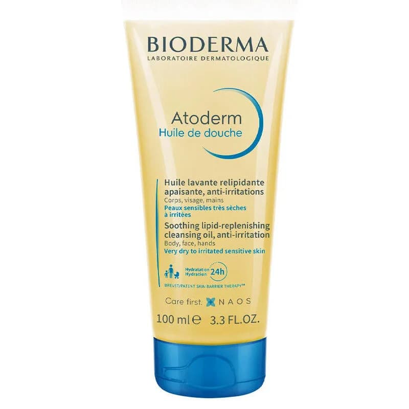 Hydratez & Apaisez : Huile de Douche Bioderma Atoderm