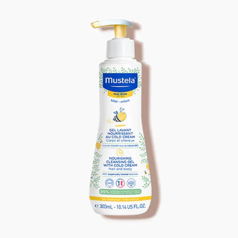 Nourrit et nettoie : Gel Lavant Mustela Cold Cream 300ml