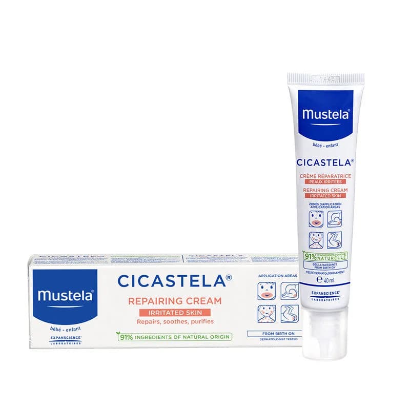 Apaisez et protégez la peau sensible avec Mustela Cicastela