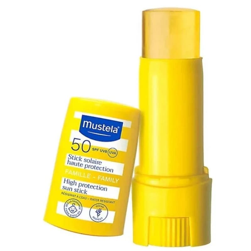 Protégez votre famille : Stick Solaire Mustela SPF50+ 9 ml