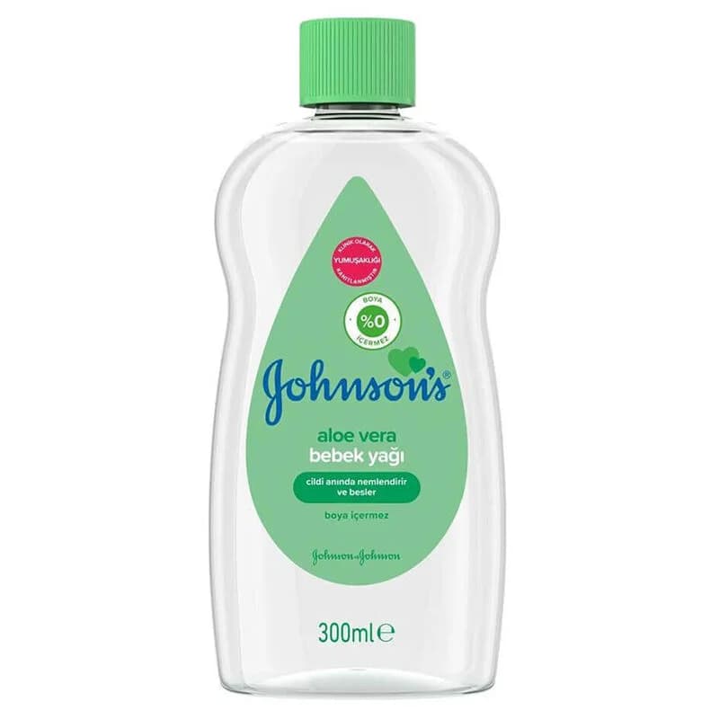 Johnsons Baby Aloe Vera Baby Oil 300 ml