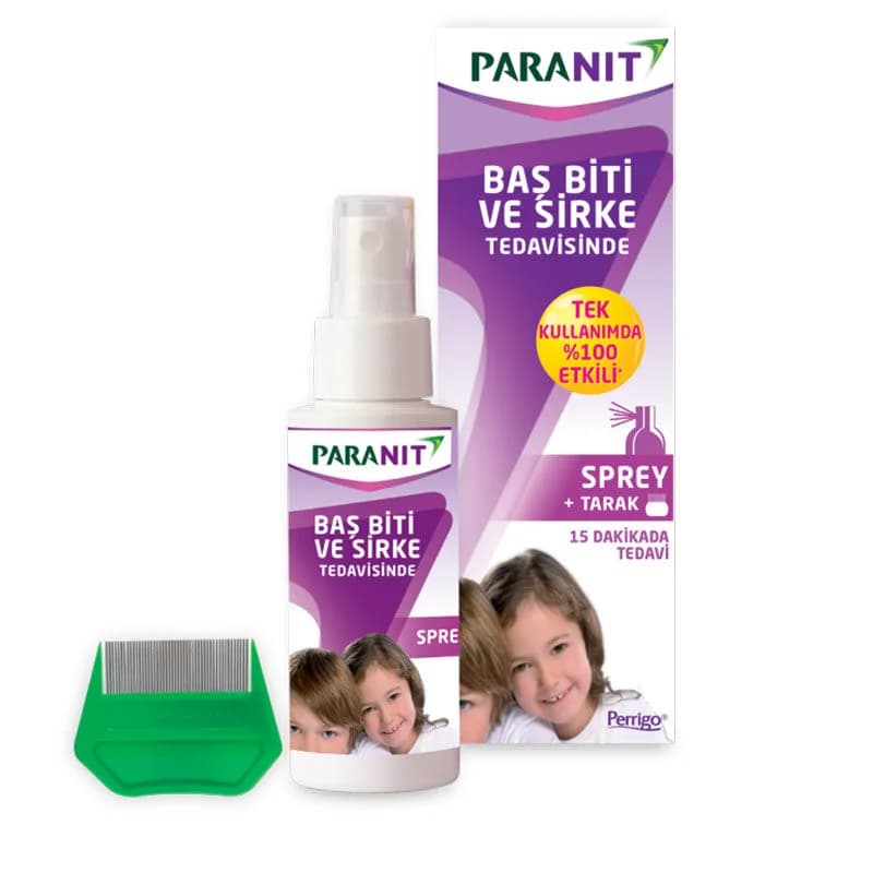 Éliminez les poux rapidement avec Paranit Spray + Peigne