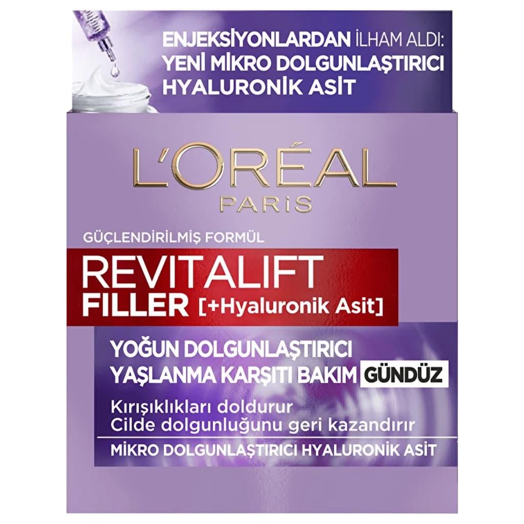 Repulpez votre peau : Crème Jour Loreal Revitalift Filler