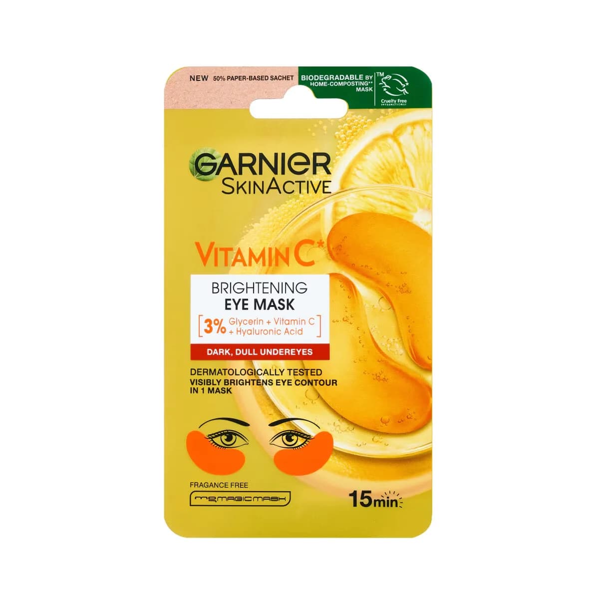 Illuminez votre regard avec le Masque Yeux Garnier Vitamine