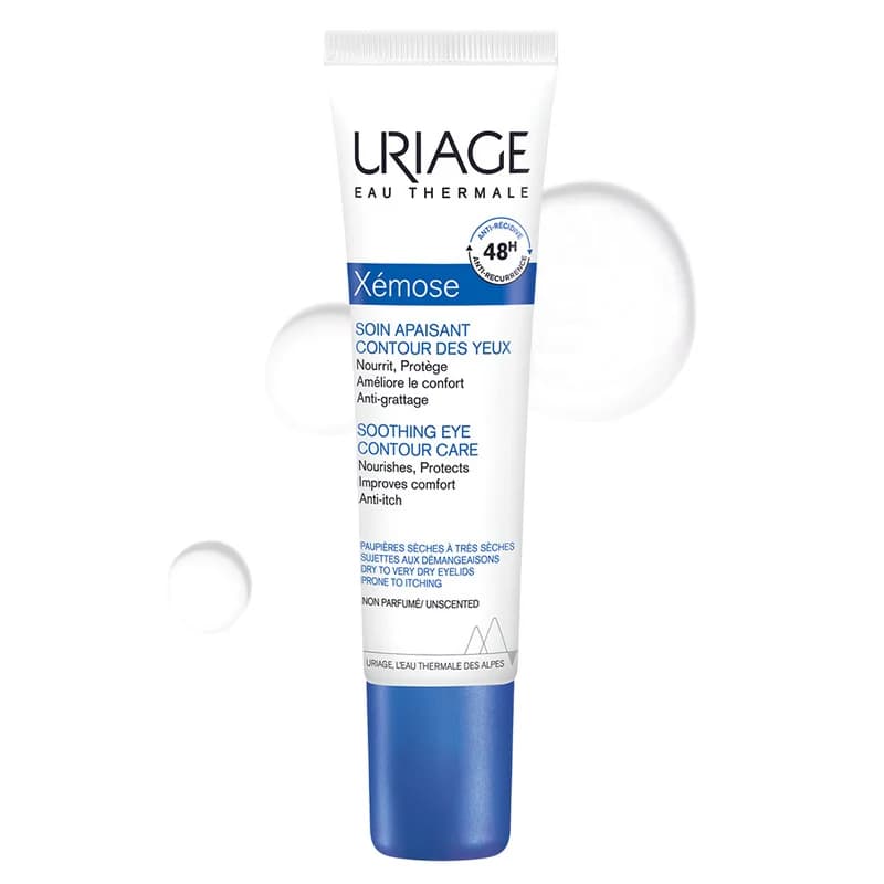 Apaisez et hydratez votre contour des yeux secs avec Uriage
