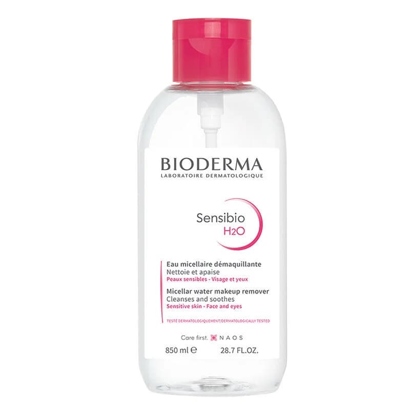 Obtenez une peau nette et apaisée avec Bioderma Sensibio H2O