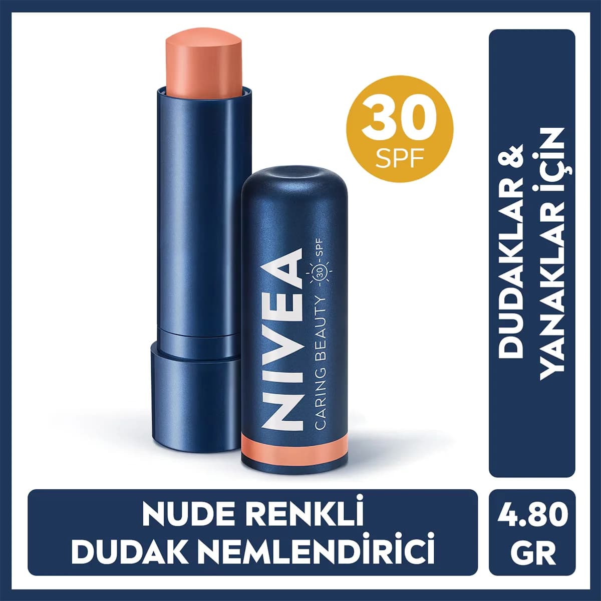 Sublimez vos lèvres et joues : Nivea Soin Teinté Nude SPF30