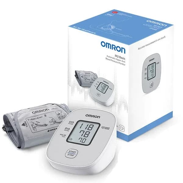 Omron جهاز قياس ضغط الدم الأساسي M2 من أومرون