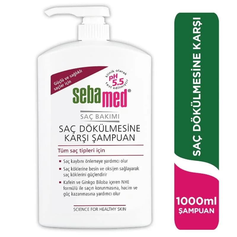 Réduisez la Chute: Shampooing Anti-Chute Sebamed 1000 ml