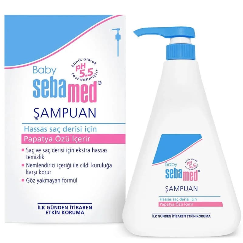 Apaisez le cuir chevelu sensible : Shampoing Bébé Sebamed