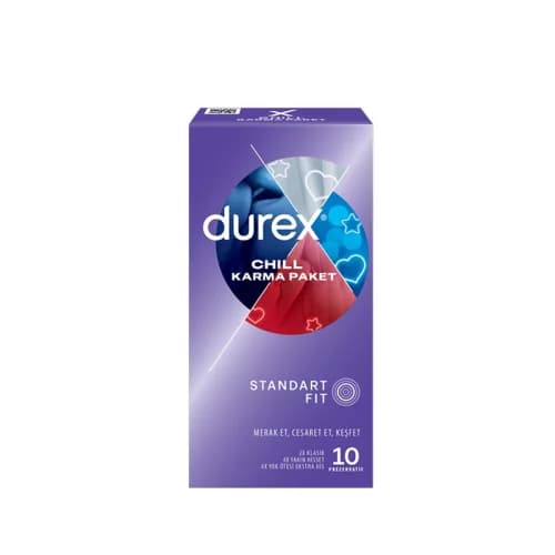 Vivez des moments uniques avec Durex Chill 10 préservatifs