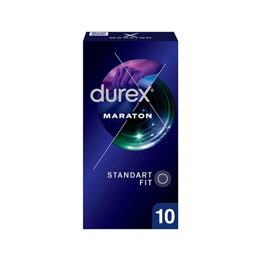 Prolongez le plaisir avec Durex Maraton 10 préservatifs