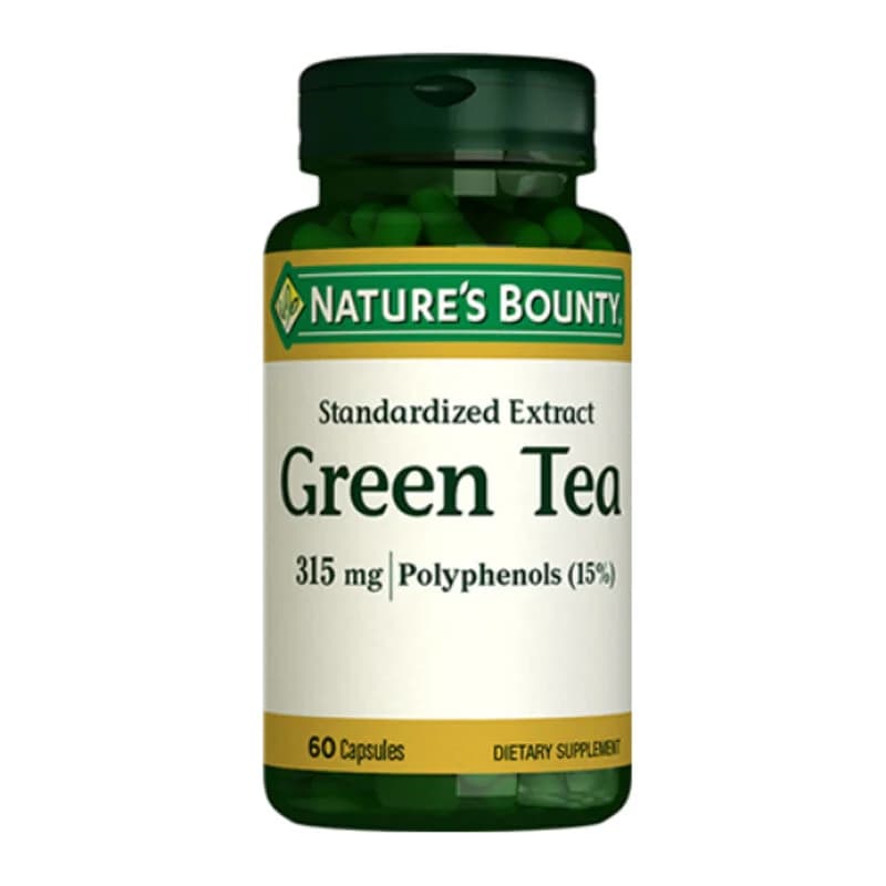 استمتع بنقاء Natures Bounty Green Tea 315 mg مكمل غذائي