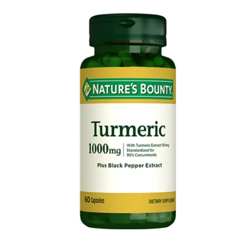 Natures Bounty كركم: نقاء خالٍ من السكر والملح والإضافات