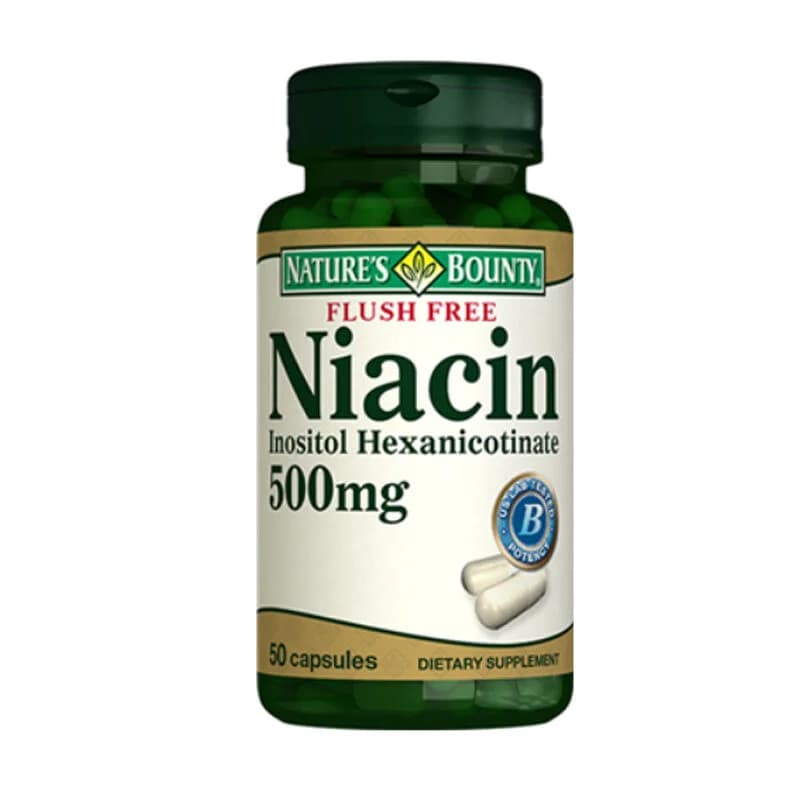 استمتع بنياسين خالٍ من الاحمرار ونقي من Natures Bounty