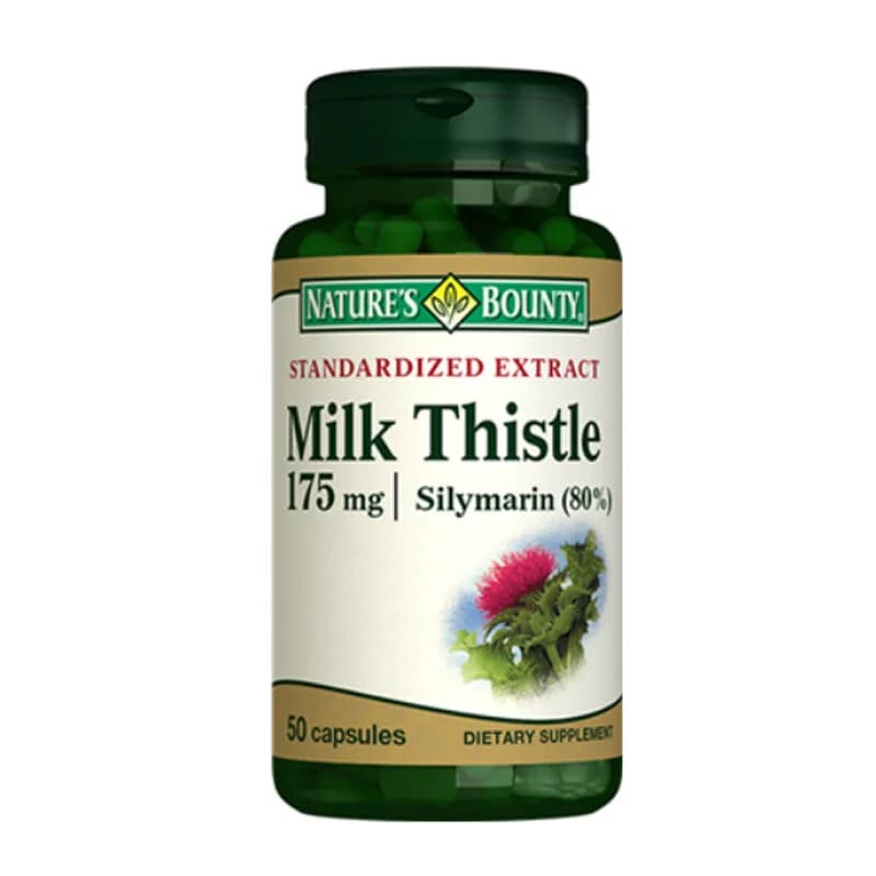 ادعم عافيتك: Natures Bounty Milk Thistle 175 mg مكمل نقي