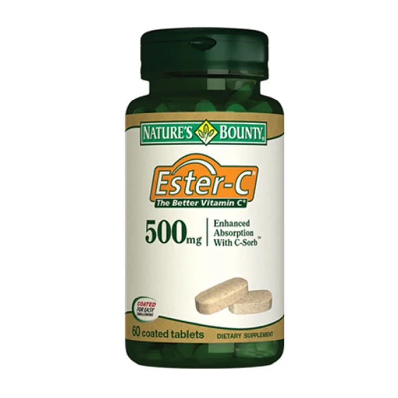 احصل على نقاء: Natures Bounty Ester-C 500 ملغ مكمل غذائي