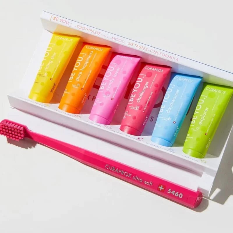 احصل على ابتسامة مشرقة: مجموعة Curaprox Be You Whitening