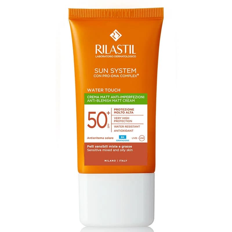 احصل على بشرة محمية ومطفأة مع Rilastil Sun System Spf50+