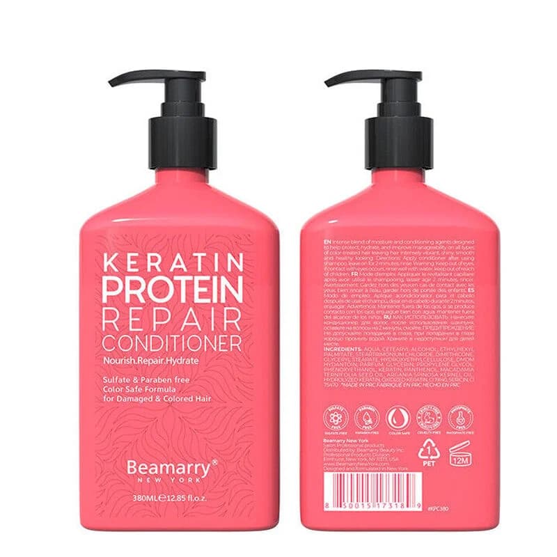 استعيدي حيوية شعرك المصبوغ ببلسم Beamarry Keratin