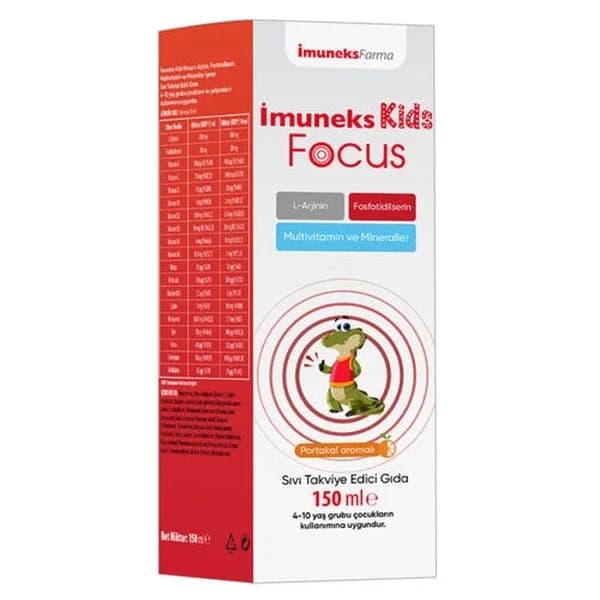 İmuneks Kids Focus 150 ml