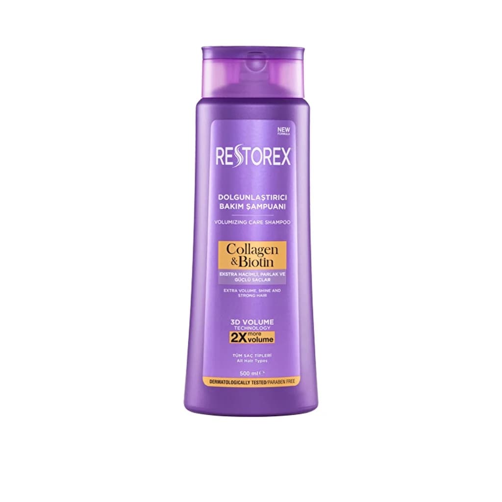 Obtenez Volume & Force avec le Shampoing Restorex 500 ml