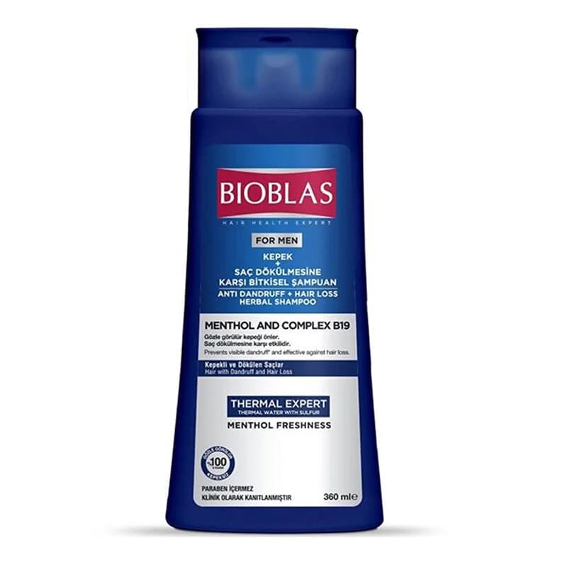 شامبو بيوبلاس للرجال المضاد لتساقط الشعر 360 مل Bioblas