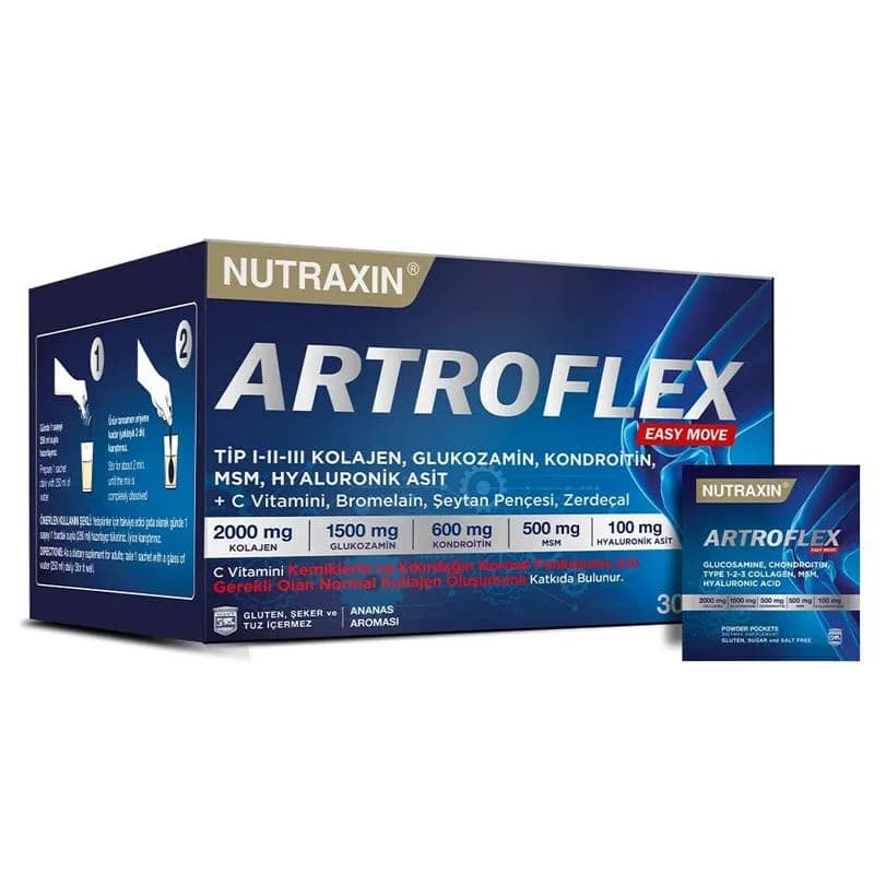 Nutraxin نيوتراكسين أرتروفلكس إيزي موف مكمل غذائي 30 كيسًا
