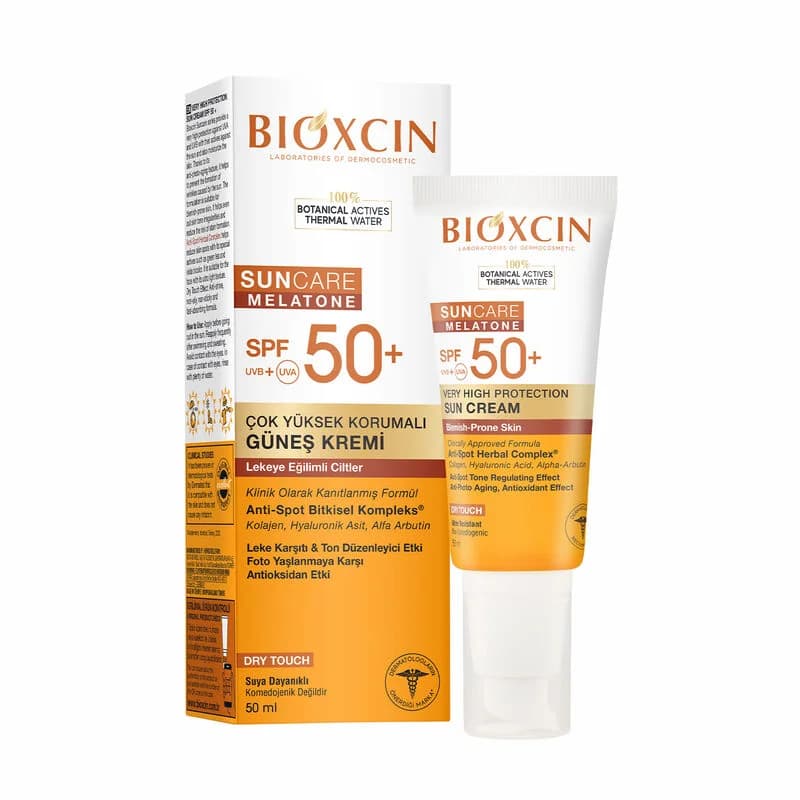 كريم واقي الشمس للعناية بالبشرة المعرضة للشوائب SPF50+ 50 مل من بيوكسين Bioxcin